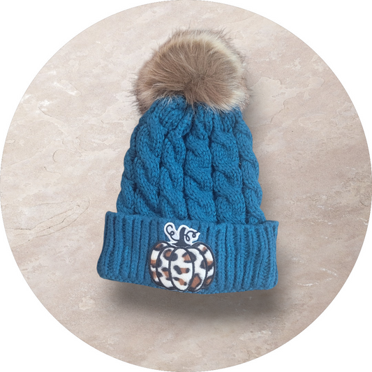 Leopard Pumpkin Beanie