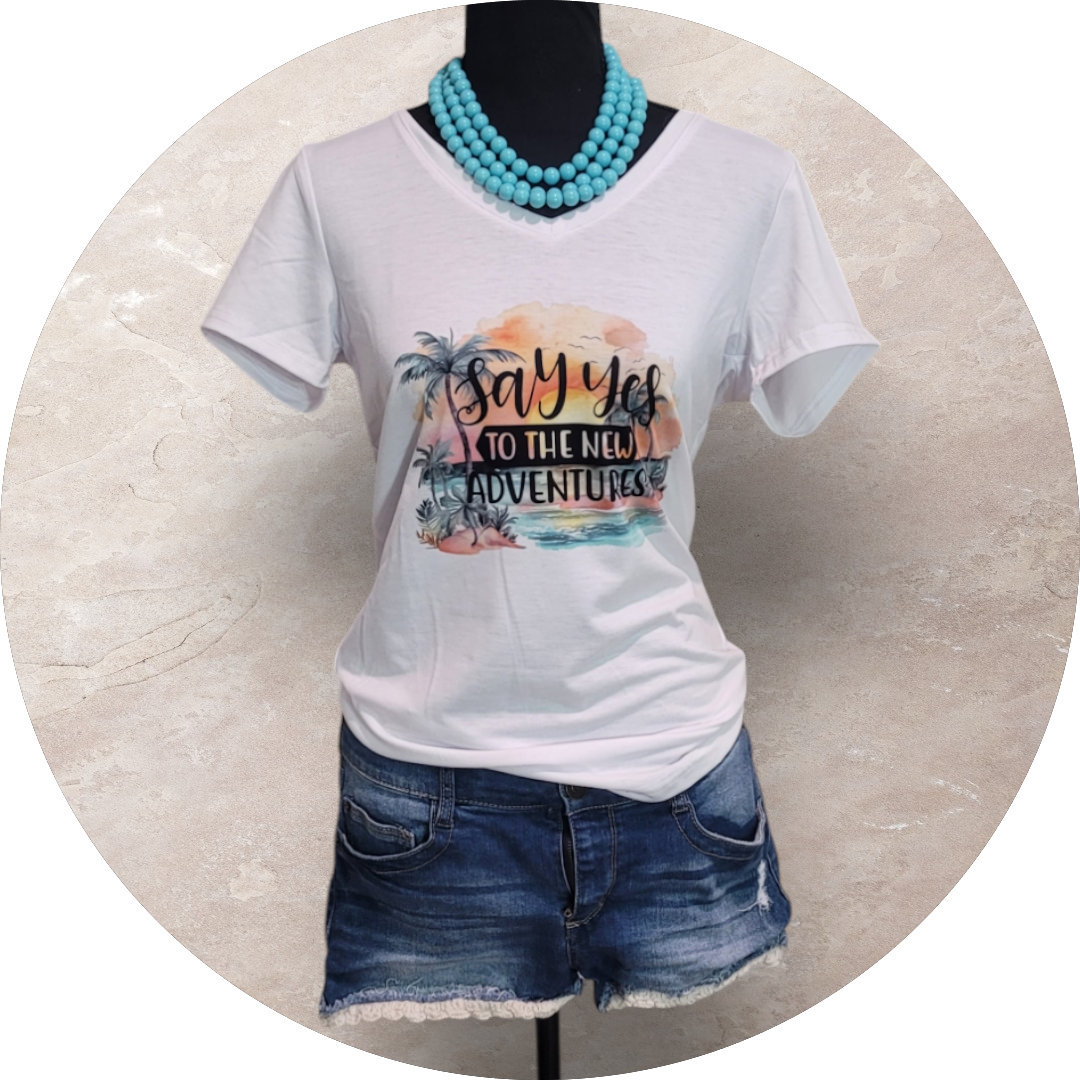 Vivid Voyages- "Say Yes to Adventures" Tee