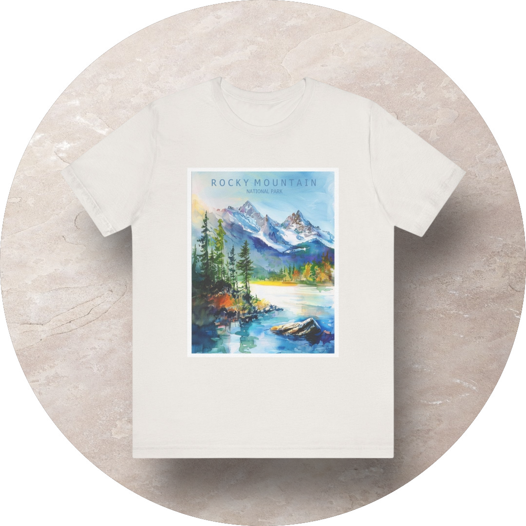 National Parks Tees: Rocky Mountains