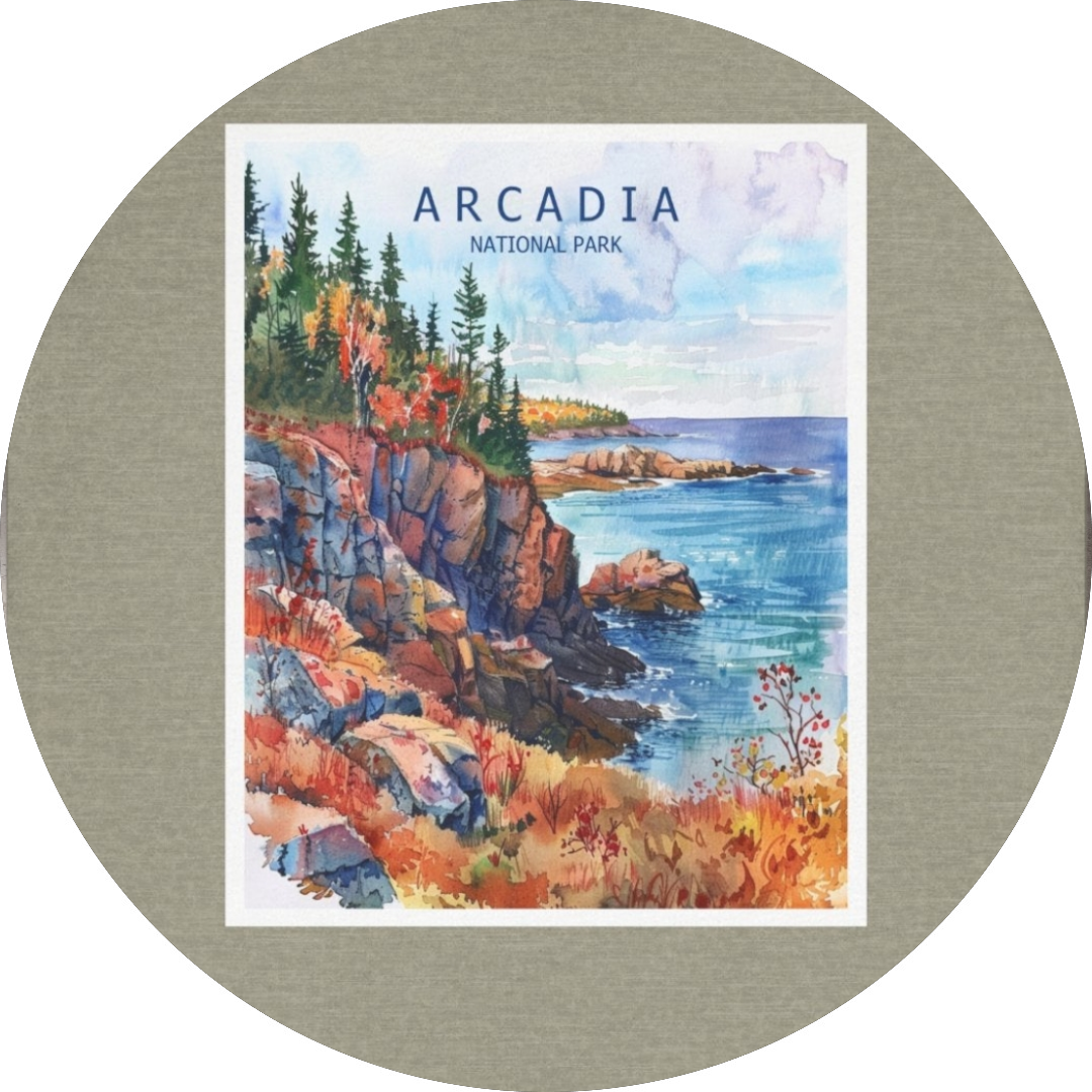 National Parks Tee: Arcadia National Park